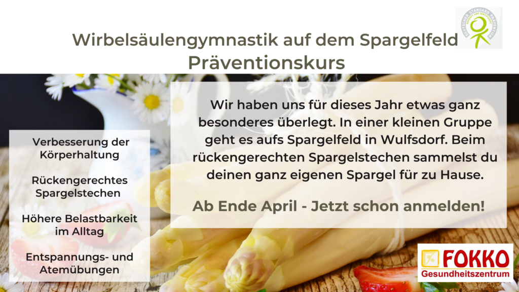 Spargel Präventionskurs